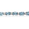 10ct Aquamarine and Diamond Bracelet
 Image-3