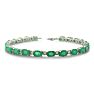 14ct Emerald and Diamond Bracelet
 Image-1