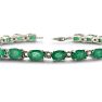 14ct Emerald and Diamond Bracelet
 Image-2