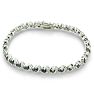5 Carat Sapphire and Diamond Bracelet in Sterling Silver Image-6