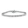 6 Carat Diamond Tennis Bracelet In 14 Karat White Gold, 8 1/2 Inches Image-1