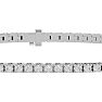 8 Inch 10K White Gold 2 1/4 Carat Diamond Tennis Bracelet Image-2