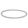 9 Inch 10K White Gold 2 1/2 Carat Diamond Tennis Bracelet Image-3