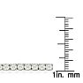 8 1/2 Carat Diamond Tennis Bracelet In 14 Karat White Gold, 8 1/2 Inches Image-5