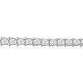 10 1/2 Carat Diamond Tennis Bracelet In 14 Karat White Gold, 8 Inches Image-2