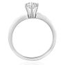 1 Carat Pear Shape Diamond Solitaire Ring in 14K White Gold Image-5