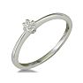 1/10ct Diamond Solitaire Ring in Sterling Silver-only 1 left, Size 7 Image-2