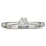 1/6ct Diamond Solitaire Ring in Sterling Silver Image-1