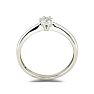 1/6ct Diamond Solitaire Ring in Sterling Silver Image-3