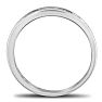 1/2 Carat Diamond Wedding Band In White Gold Image-3