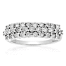 Diamond Right Hand Ring in Solid Sterling Silver Image-1