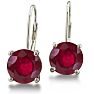 5ct Ruby Drop Earrings
 Image-2