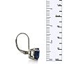 5ct Sapphire Leverback Earrings
 Image-4