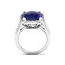4ct Amethyst and Diamond Ring, Sterling Silver Image-3