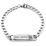 Stainless Steel ID Bracelet With Free Custom Engraving, 7.5 Inches Image-1