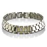 8-Inch Lightweight Men's Stainless Steel 25-Link Bracelet Image-1