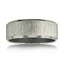 Brushed Finish 7mm Men's Stainless Steel Wedding Band Sizes 8 to 13 Image-1