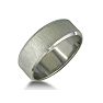 Brushed Finish 7mm Men's Stainless Steel Wedding Band Sizes 8 to 13 Image-2