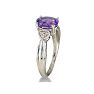 1.5ct Purple Amethyst and Diamond Ring
 Image-3