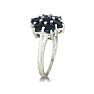 Flowery 2ct Sapphire Ring in Sterling Silver, Sizes 5 to 8 Image-3