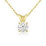 1/3ct Colorless Diamond Pendant in 14K Yellow Gold. Genuine, Natural, Earth-Mined Diamond At An Amazing Price!
 Image-1