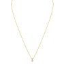 1/6ct 14k Yellow Gold Diamond Pendant, 2 Stars Image-3