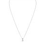 3/8ct 14k White Gold Diamond Pendant J/K Color I1/I2 Clarity. Image-3