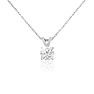 1/2ct 14k White Gold WGL Certified Diamond Pendant, Excellent Value. Image-4