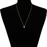 1/2ct 14k Yellow Gold WGL Certified Diamond Pendant Image-6
