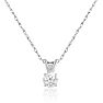 1/6ct 14k White Gold Diamond Pendant Image-4