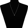 1/6ct 14k White Gold Diamond Pendant Image-6