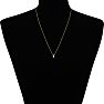 1/6ct 14k Yellow Gold Diamond Pendant Image-6