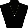 1/5ct 14k Yellow Gold Diamond Pendant, 3 stars Image-6