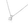 1/4ct 14k White Gold Diamond Pendant Image-2