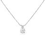 Diamond Pendants: 1/3ct 14k White Gold Diamond Pendant, H/I Color, SI3/I1 Clarity Image-4