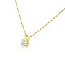 1/3ct 14k Yellow Gold Diamond Pendant Image-2