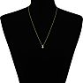 1/3ct 14k Yellow Gold Diamond Pendant Image-6