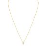 1/5ct 14k Yellow Gold Diamond Pendant, 4 stars Image-3