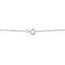 3/8ct 14k White Gold Princess Diamond Pendant Image-3