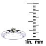 1/4 Carat 14K White Gold Diamond Engagement Ring Image-4