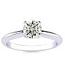 18K White Gold 3/4 Carat Diamond Engagement Ring Image-1