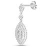 1/3ct Marquise Shaped Diamond Dangle Earrings
 Image-4
