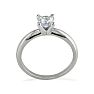 Cheap Engagement Rings, 1/4 Carat Princess Diamond Solitaire Engagement Ring In 14 Karat White Gold Image-3