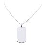 Stainless Steel Dog Tag, 19 Inches Image-2