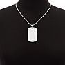 Stainless Steel Dog Tag, 19 Inches Image-4