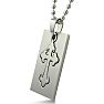 Stainless Steel Gothic Cross Dog Tag Image-3