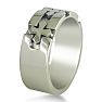 Men's Titanium Cross Band Sizes 8-11.5 Image-2