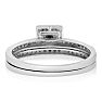 1/2ct Black and White Diamond Bridal Set
 Image-3