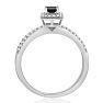 1/2ct Black and White Diamond Bridal Set
 Image-5