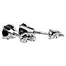 2ct Black Diamond Stud Earrings, 14k White Gold Image-4